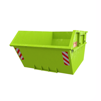Grüner Absetzcontainer