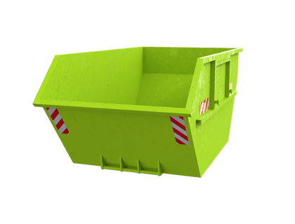 Grüner Absetzcontainer