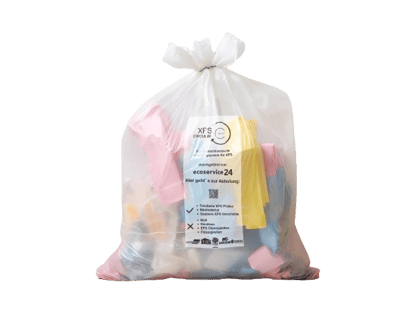 XPS in Sack verpackt