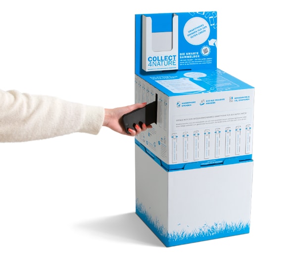 Interzero Sammelbox für Smartphone