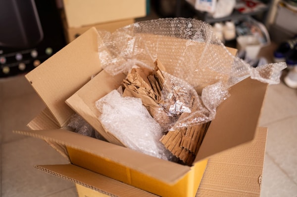 Verschiedener Verpackungsabfall