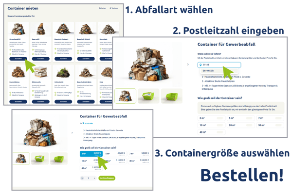 ecoservice24 Bestellprozess